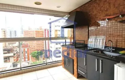Apartamento com 3 quartos à venda na rua sampaio moreira, embaré, santos, 124 m2 por r$ 1.850.000