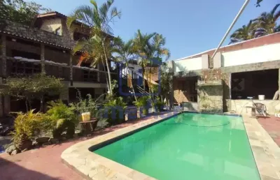 Casa com 6 quartos à venda na avenida ariovaldo reis, jardim guaiuba, guarujá, 531 m2 por r$ 1.280.000