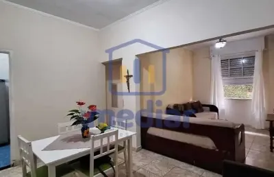 Apartamento com 1 quarto à venda na avenida bartolomeu de gusmão, embaré, santos, 63 m2 por r$ 350.000