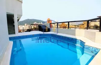 Cobertura com 3 quartos à venda na rua bandeirantes, loteamento joão batista julião, guarujá, 198 m2 por r$ 850.000