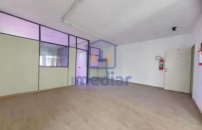 Ponto comercial com 3 salas para alugar na avenida ana costa, vila mathias, santos, 86 m2 por r$ 3.000