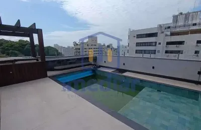 Cobertura com 2 quartos à venda na rua santos, barra funda, guarujá, 216 m2 por r$ 2.800.000
