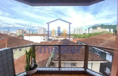 Apartamento com 2 quartos à venda na rua álvares cabral, vila belmiro, santos, 73 m2 por r$ 399.000