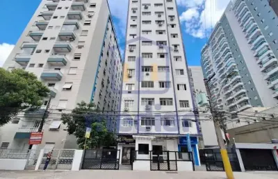 Apartamento com 1 quarto para alugar na avenida doutor epitácio pessoa, embaré, santos, 22 m2 por r$ 1.900