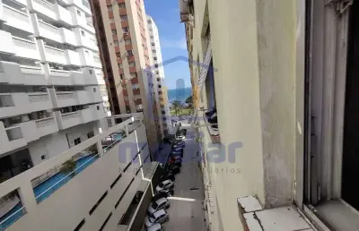 Apartamento com 1 quarto para alugar na avenida bartolomeu de gusmão, embaré, santos, 42 m2 por r$ 2.200