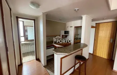 Apartamento com 1 quarto à venda no edifício new life apart hotel no bairro centro em piracicaba