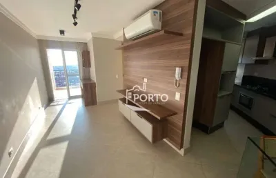 Apartamento com 2 quartos à venda no residencial plaza mayor no bairro paulicéia em piracicaba