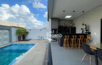 Casa com 3 quartos para venda no condomínio ágape em piracicaba