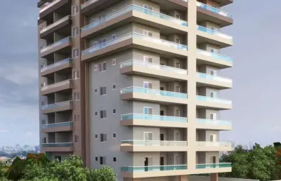 Apartamento à venda, 46 m² por r$ 315.000,00 - mirim - praia grande/sp