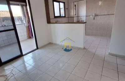 Apartamento garden com 1 dormitório à venda, 55 m² por r$ 265.000 - vila guilhermina - praia grande/sp