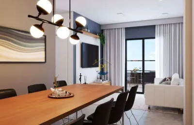 Apartamento com 2 dormitórios à venda, 84 m² por r$ 572.000 - caiçara - praia grande/sp