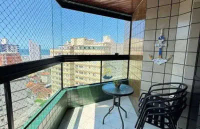 Apartamento com 2 dormitórios à venda, 96 m² por r$ 460.000 - tupi - praia grande/sp