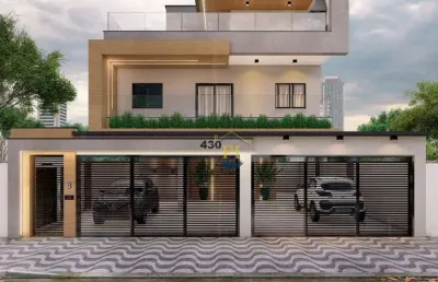 Casa com 2 dormitórios à venda, 44 m² por r$ 380.000,00 - vila guilhermina - praia grande/sp