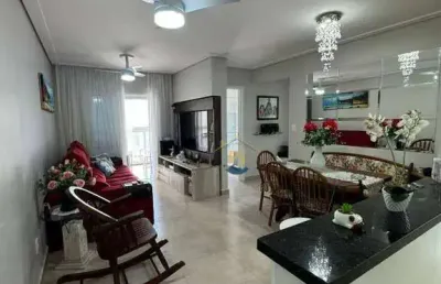 Apartamento com 2 dormitórios à venda, 70 m² por r$ 670.000 - caiçara - praia grande/sp
