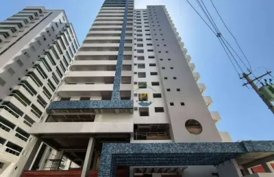 Apartamento com 2 dormitórios à venda, 80 m² por r$ 475.000,00 - vila assunção - praia grande/sp