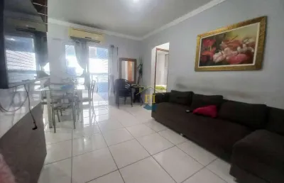 Apartamento com 2 dormitórios à venda, 62 m² por r$ 520.000 - maracanã - praia grande/sp