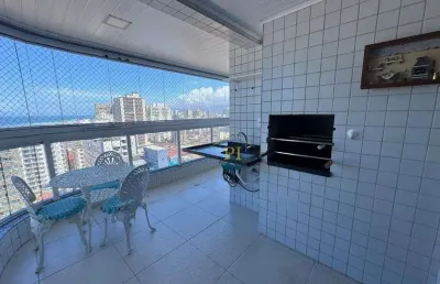 Apartamento com 2 dormitórios à venda, 93 m² por r$ 780.000 - vila assunção - praia grande/sp