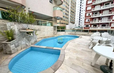 Apartamento à venda, 49 m² por r$ 360.000,00 - tupi - praia grande/sp