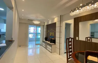 Apartamento com 2 dormitórios para alugar, 77 m² por r$ 3.600/mês - canto do forte - praia grande/sp