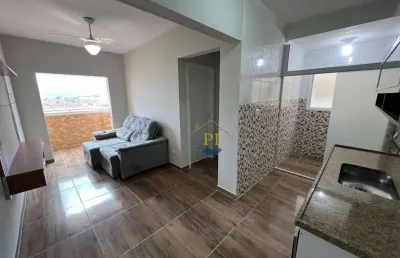 Apartamento com 1 dormitório à venda, 36 m² por r$ 325.000 - maracanã - praia grande/sp