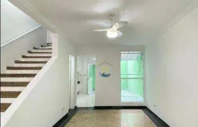 Sobrado com 3 dormitórios, 132 m² - venda por r$ 799.800,00 ou aluguel por r$ 6.300,00 - canto do forte - praia grande/sp