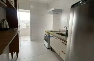 Apartamento com 1 dormitório à venda, 59 m² por r$ 400.000 - aviação - praia grande/sp