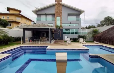 Casa alto padrao para venda com piscina no condominio terras de sao carlos, jundiai - sp