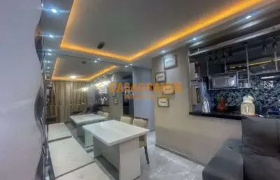 Apartamento com 2 quartos - 47 m²- jardim das indústrias