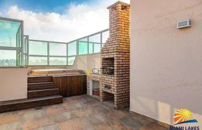 Cobertura com 3 dormitórios à venda, 157 m² por r$ 1.050.000,00 - vila curuçá - santo andré/sp