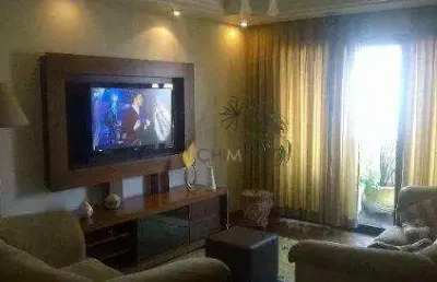 Apartamento com 3 dormitórios à venda, 145 m² - vila assunção - santo andré/sp