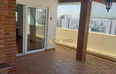 Cobertura com 4 dormitórios à venda, 445 m² por r$ 2.250.000,00 - campo belo - são paulo/sp