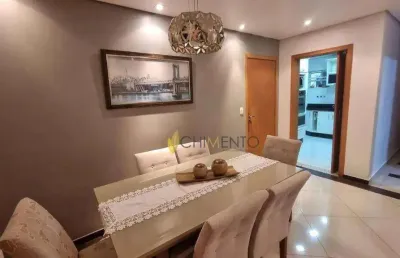 Apartamento com 2 dormitórios à venda, 79 m² por r$ 810.000 - jardim - santo andré/sp