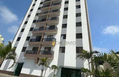 Apartamento com 3 dormitórios, 78 m² - venda por r$ 490.000 ou aluguel por r$ 3.500/mês - vila valparaíso - santo andré/sp