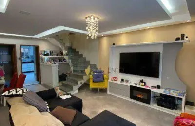Casa com 4 dormitórios à venda, 262 m² por r$ 1.160.000,00 - jardim - santo andré/sp