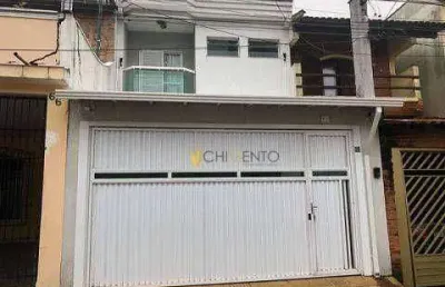 Casa com 3 dormitórios à venda, 190 m² por r$ 840.000,00 - vila tibiriçá - santo andré/sp