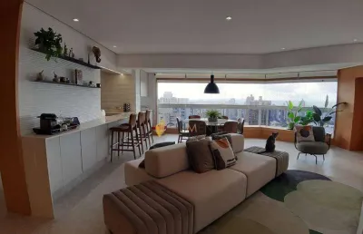 Apartamento com 3 dormitórios à venda, 160 m² por r$ 2.200.000,00 - vila guiomar - santo andré/sp
