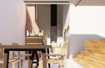 Cobertura com 2 dormitórios à venda, 96 m² por r$ 522.000,00 - campestre - santo andré/sp