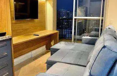 Apartamento com 1 dormitório para alugar, 36 m² por r$ 4.600/mês - vila clementino - são paulo/sp