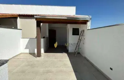 Cobertura com 2 dormitórios à venda, 84 m² por r$ 410.000 - jardim alvorada - santo andré/sp