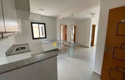 Apartamento com 2 dormitórios à venda, 44 m² por r$ 352.000,00 - jardim ocara - santo andré/sp