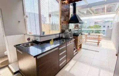 Cobertura com 2 dormitórios à venda, 84 m² por r$ 445.000 - vila alpina - santo andré/sp