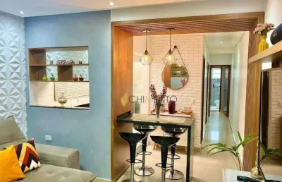 Apartamento com 2 dormitórios à venda, 55 m² por r$ 400.000 - vila camilópolis - santo andré/sp
