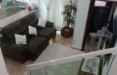 Cobertura com 3 dormitórios à venda, 101 m² por r$ 460.000 - vila américa - santo andré/sp