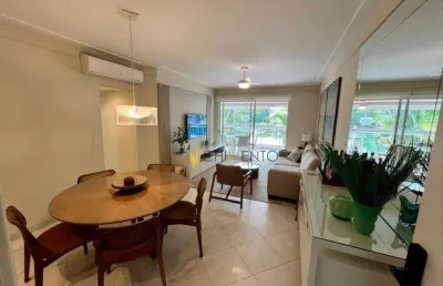 Apartamento com 3 dormitórios à venda, 130 m² por r$ 3.200.000 - riviera de são lourenço - bertioga/sp