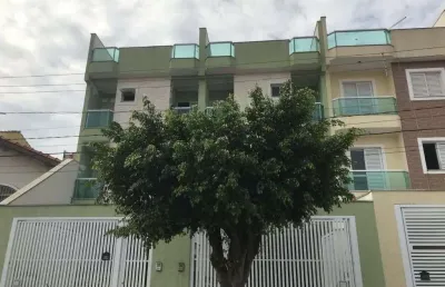 Cobertura com 2 dormitórios à venda, 106 m² por r$ 390.000,00 - vila tibiriçá - santo andré/sp