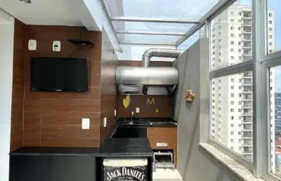Cobertura com 3 dormitórios à venda, 183 m² por r$ 1.400.000 - vila bertioga - são paulo/sp