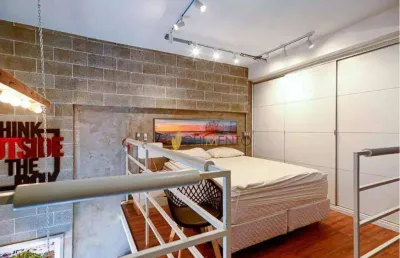 Apartamento com 1 dormitório à venda, 50 m² por r$ 600.000 - panamby - são paulo/sp