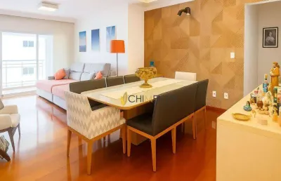 Apartamento com 3 dormitórios, 137 m² - venda por r$ 940.000,00 ou aluguel por r$ 7.005,00/mês - jardim - santo andré/sp