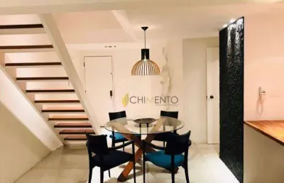 Apartamento com 1 dormitório à venda, 97 m² - jardim - santo andré/sp