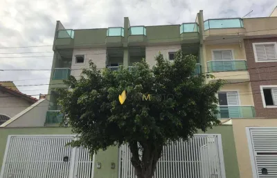 Cobertura com 2 dormitórios à venda, 106 m² por r$ 415.000,00 - vila tibiriçá - santo andré/sp